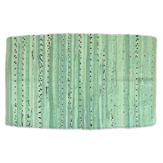 DII® Multi Mint Rag Rug, 20" x 31.5"